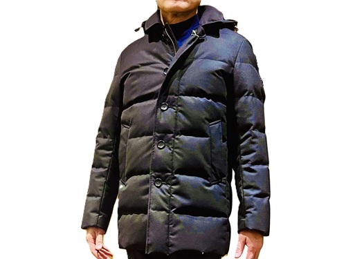 オンオフ兼用！大人のダウンジャケット「表地」が違う！